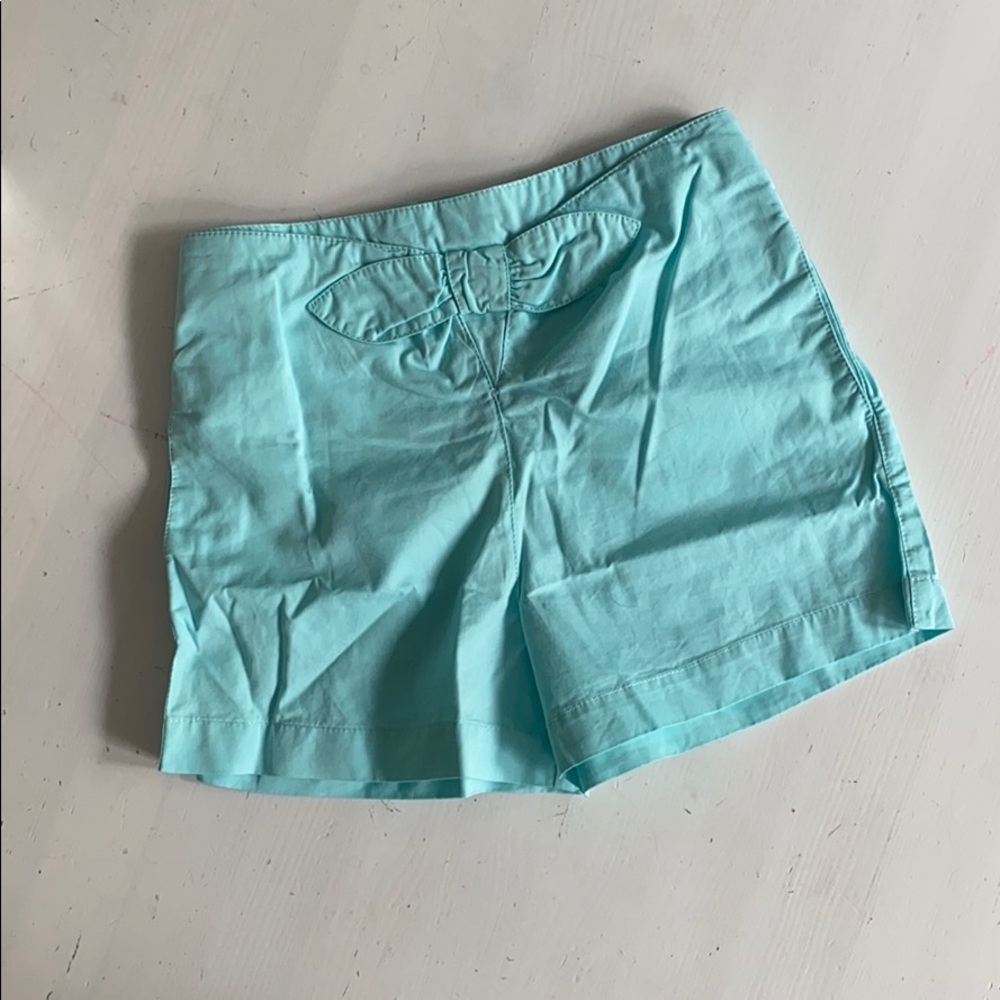 Beebay Turquoise Bow Shorts